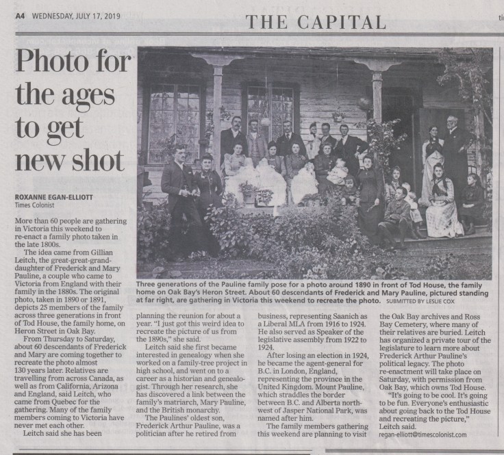 Times Colonist 17 July 2019