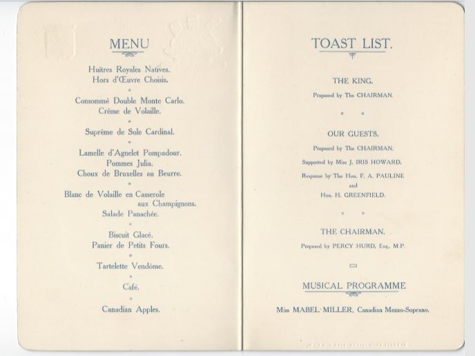 Farewell dinner 1930 2