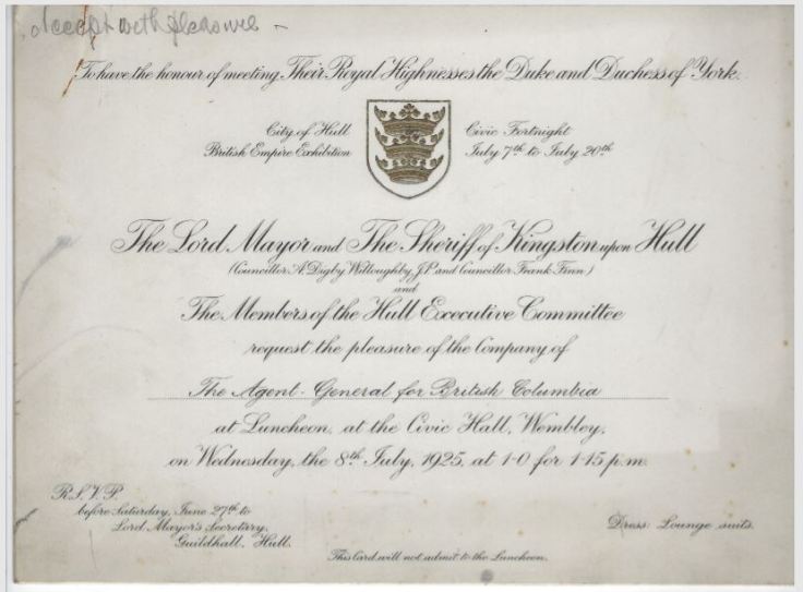 Hull Executive Hall, 1925