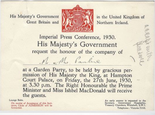 Garden Party 1930 - FA Pauline