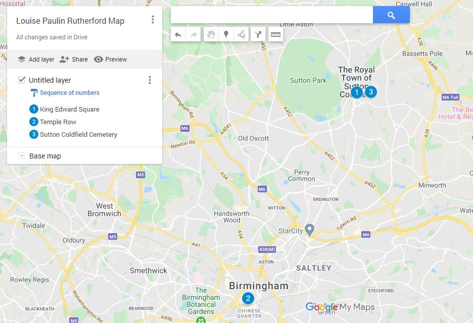 LOuise Rutherford map