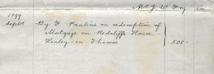 Redcliffe House - Paulin trust